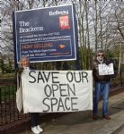 Swinton protesters picket Bellway Homes sales site